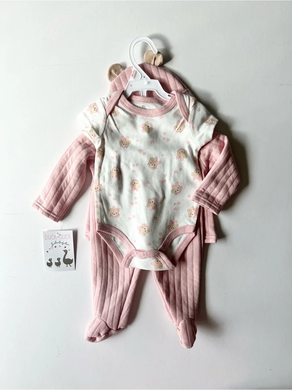 6 Baby Girl Pink Matching Sets size 3-6 months Assorted clothes and accessories